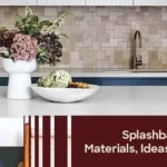 Modern kitchen splashback featuring stylish tile materials and contemporary design ideas.