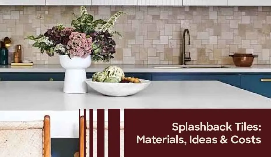Modern kitchen splashback featuring stylish tile materials and contemporary design ideas.
