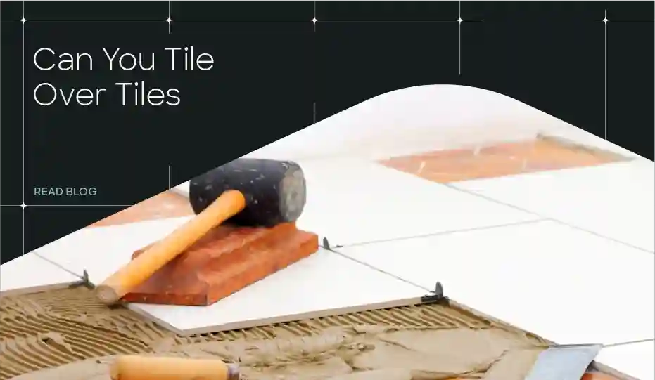 Tiling over existing tiles with a rubber mallet